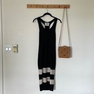 Black Acacia Mid Length Dress